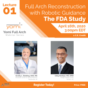 Full Arch Reconstruction with Robotic Guidance. The FDA Study